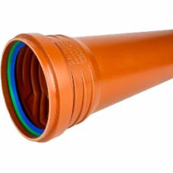 Труба канализационная ПВХ Esterno 200x3000x4,9 мм SN4 ASG