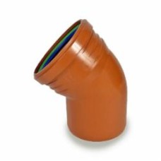 Колено канализационное ESTERNO 110х30° ASG