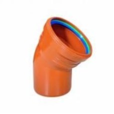 Колено канализационное ESTERNO 160х45° ASG