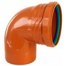 Колено канализационное ESTERNO 160х87.5° ASG