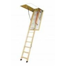 Лестница чердачная Fakro LTK 280 120x70 см деревянные с металлическим перилом