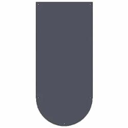 Лист защитный STEEL CHARACTER на пол для печи и камина 500х1200х1,5 мм