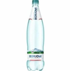 Вода Borjomi сильногазированная минеральная лечебно-столовая 1 л