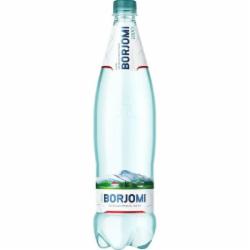 Вода Borjomi сильногазированная минеральная лечебно-столовая 1 л