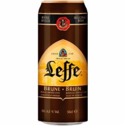 Пиво Leffe Brune темное фильтрованное ж/б 6,3% 0,5 л