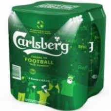 Пиво Carlsberg светлое фильтрованное ж/б 4 шт. 5% 2 л