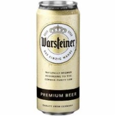 Пиво Warsteiner Premium Verum светлое фильтрованное ж/б 4,8% 0,5 л