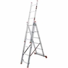 Лестница 3-секционная универсальная BauGut Meister 3T 3х6 (90221494)