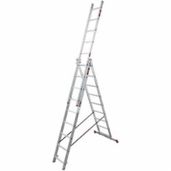 Лестница 3-секционная универсальная BauGut Meister 3T 3х9 (90221462)