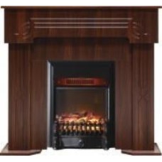 Каминокомплект ASTRA FLAME Анкона dark+HORTON BLACK