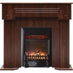 Каминокомплект ASTRA FLAME Анкона dark+HORTON BLACK