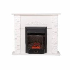 Каминокомплект ASTRA FLAME Ларнака white + INVER BLACK