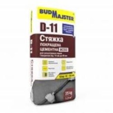 Стяжка для пола BudMajster D-11 улучшена цементная М200 25 кг