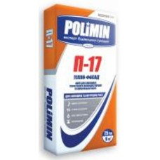 Клей Polimin П-17, для пенополистирола и минеральной ваты 25 кг