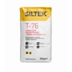 Клей для теплоизоляции Siltek T-76 «ТЕРМО-КОТЕДЖ» 2 в 1 25 кг