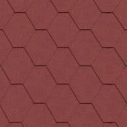 Битумная черепица MATIZOL® PATIO сотая красная 3 кв.м