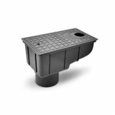 Дождеприемник пластиковый RAINWAY 50-110 мм графитовый