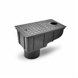 Дождеприемник пластиковый RAINWAY 50-110 мм графитовый