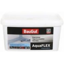 Мастика акриловая BauGut Еластична гідроізоляціяйна мастика AquaFlex 7 кг 5 л