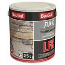 Лак универсальный LFK мокрый камень BauGut глянец прозрачный 2,5 л