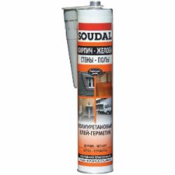 Клей-герметик полиуретановый SOUDAL PU Sealant 290 мл серый