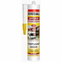 Герметик силиконовый SOUDAL универсальный бежевый 280 мл