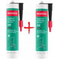 Клей-герметик PENOSIL Aquarium & Glazing Silicone 310 мл черный 1+1 шт.