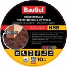 Лента герметизирующая бутилкаучуковая BauGut HBB 75 мм x 10 м бордовая