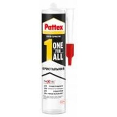 Клей-герметик Pattex One For All Кристальный 290 г прозрачный