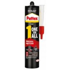 Клей-герметик Pattex One For All Высокая адгезия 440 г белый