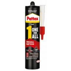 Клей-герметик Pattex One For All Высокая адгезия 440 г белый