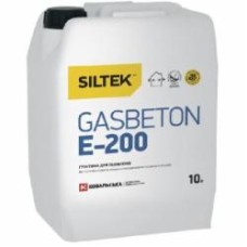 Грунтовка водоотталкивающая Siltek для газоблоков Siltek E-200 Gasbeton 10 л