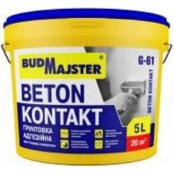 Грунтовка адгезионная BudMajster G-61 BETON KONTAKT 5 л