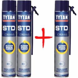 Пена монтажная Tytan STD 750 мл 2+1 шт.