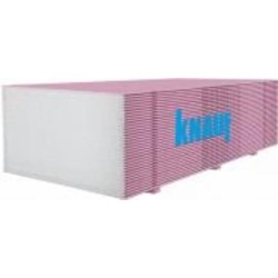 Гипсокартон огнеупорный Knauf 2500x1200х12,5 мм 3 кв. м