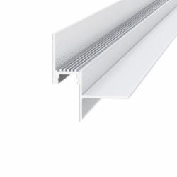 Профиль теневого шва с LED каналом ПАС-3410 RAL-9016 мат 3м