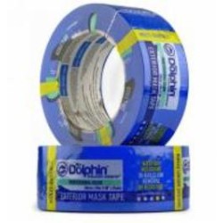 Лента малярная Blue Dolphin TARP & STUCCO голубая 48 мм x 25 м