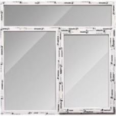 Окно поворотно-откидное 1710x1740 мм правое Framex 60 мм