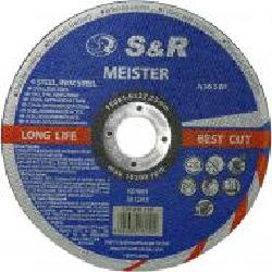 Круг отрезной по металлу S&R Meister 150x1,6x22,2 мм