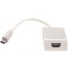 Переходник PowerPlant USB Type-C – HDMI 0,15 м серебристый (DV00DV4065)