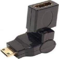 Переходник PowerPlant HDMI – miniHDMI черный (KD00AS1300) 360 градусов