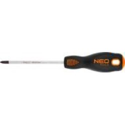 Отвертка NEO tools крестовая PH1 x 100 мм, CrMo 04-022