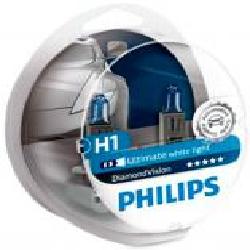 Лампа галогенная Philips Diamond Vision H1 P14.5s 12 В 55 Вт 2 шт 12000