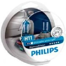 Лампа галогенная Philips DiamondVision (12362DVS2) H11 PGJ19-2 12 В 55 Вт 2 шт 5000