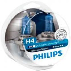 Лампа галогенная Philips Diamond Vision 60 (12342DVS2) H4 P43t-38 12 В 55 Вт 2 шт 5000