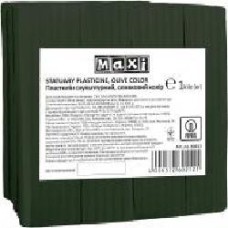 Пластилин скульптурный 1 кг MX60212 оливковый Maxi