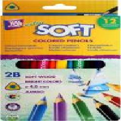 Карандаши цветные Softy Jumbo 12 шт. CF15136 Cool For School