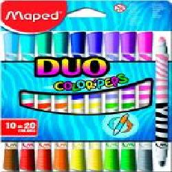 Фломастеры Color Peps Duo 20 цветов Maped