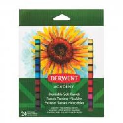 Набор сухой пастели Academy Soft Pastels Derwent 98216 24 цветов