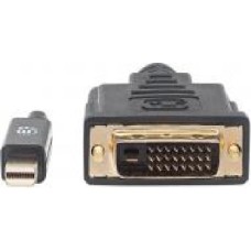 Кабель Manhattan DVI – mini DisplayPort 1,8 м черный (152150)